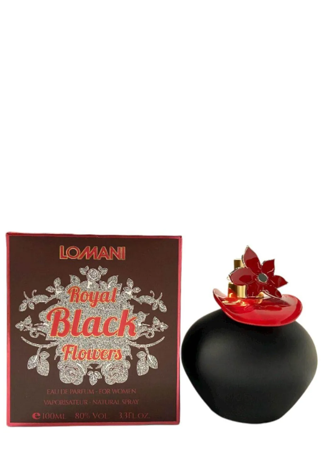 ROYAL BLACK FLOWERS LOMANI
